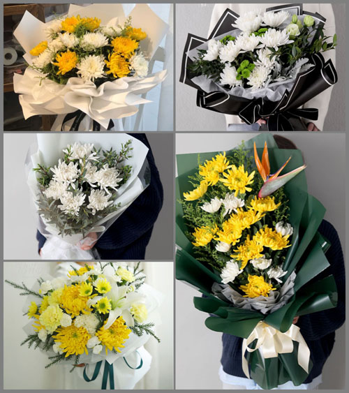 江苏南通启东市近海镇海界村白事花束代送